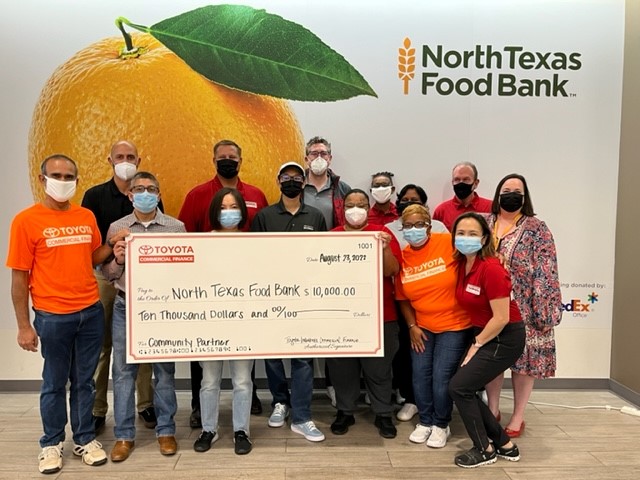 TICF Donates $10,000 to North Texas Food Bank