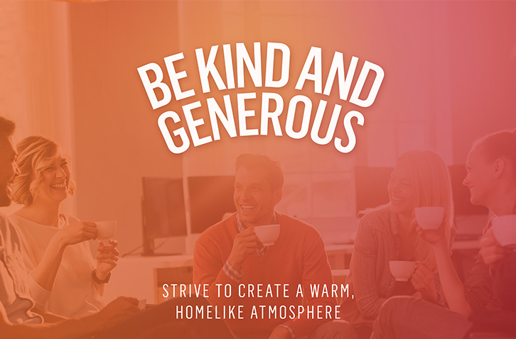 Be Kind and Generous